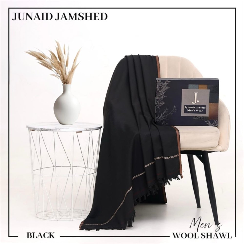 Premium wool shawl with a soft 01 - Binafnan